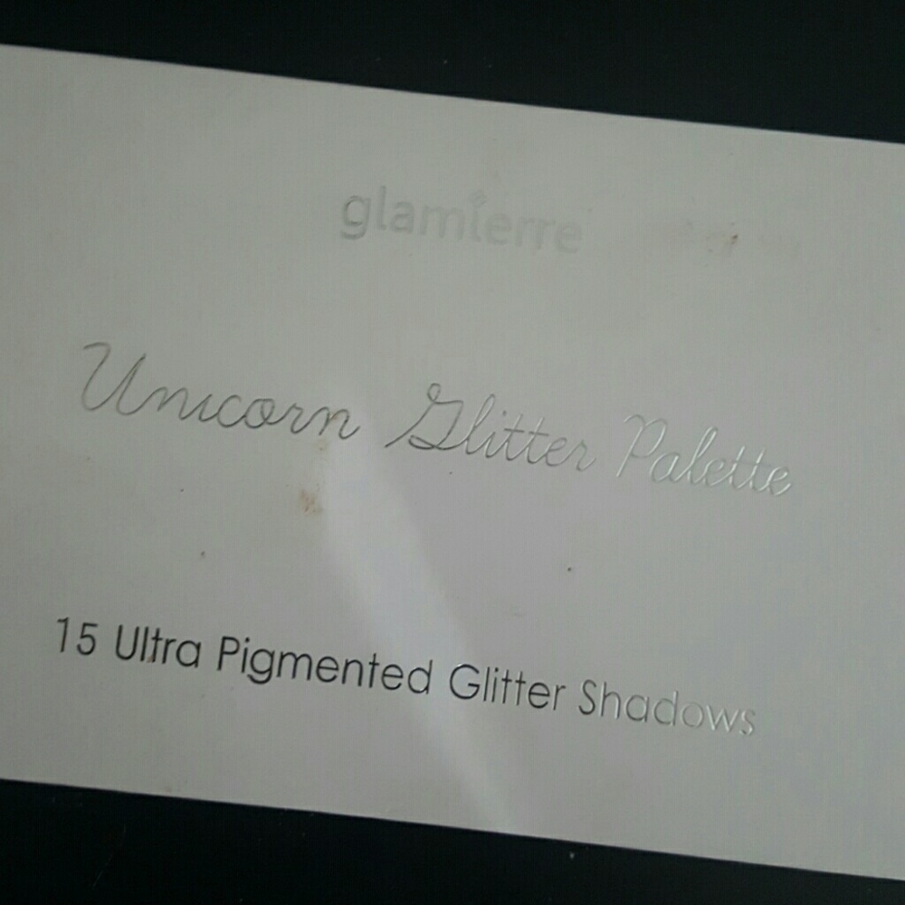 Unicorn glitter pallete